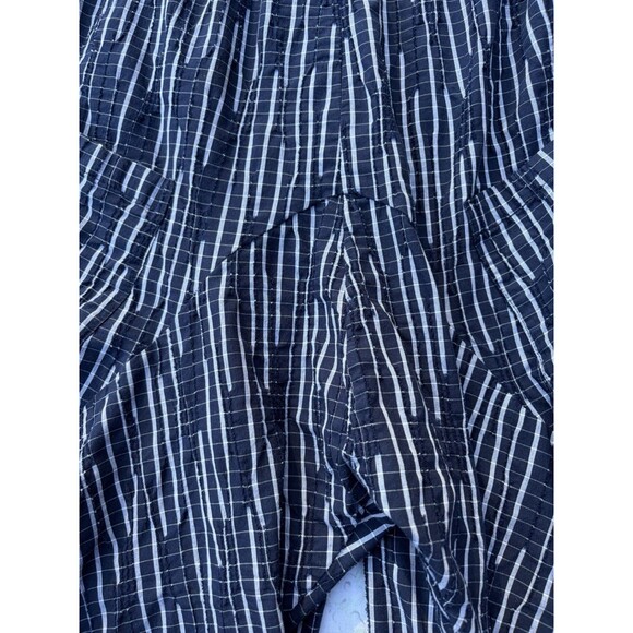 DRESS TO KILL by Jane Mohr Wide-Leg Harem Pants, Navy/Gray Striped, Size 1 - Picture 7 of 16
